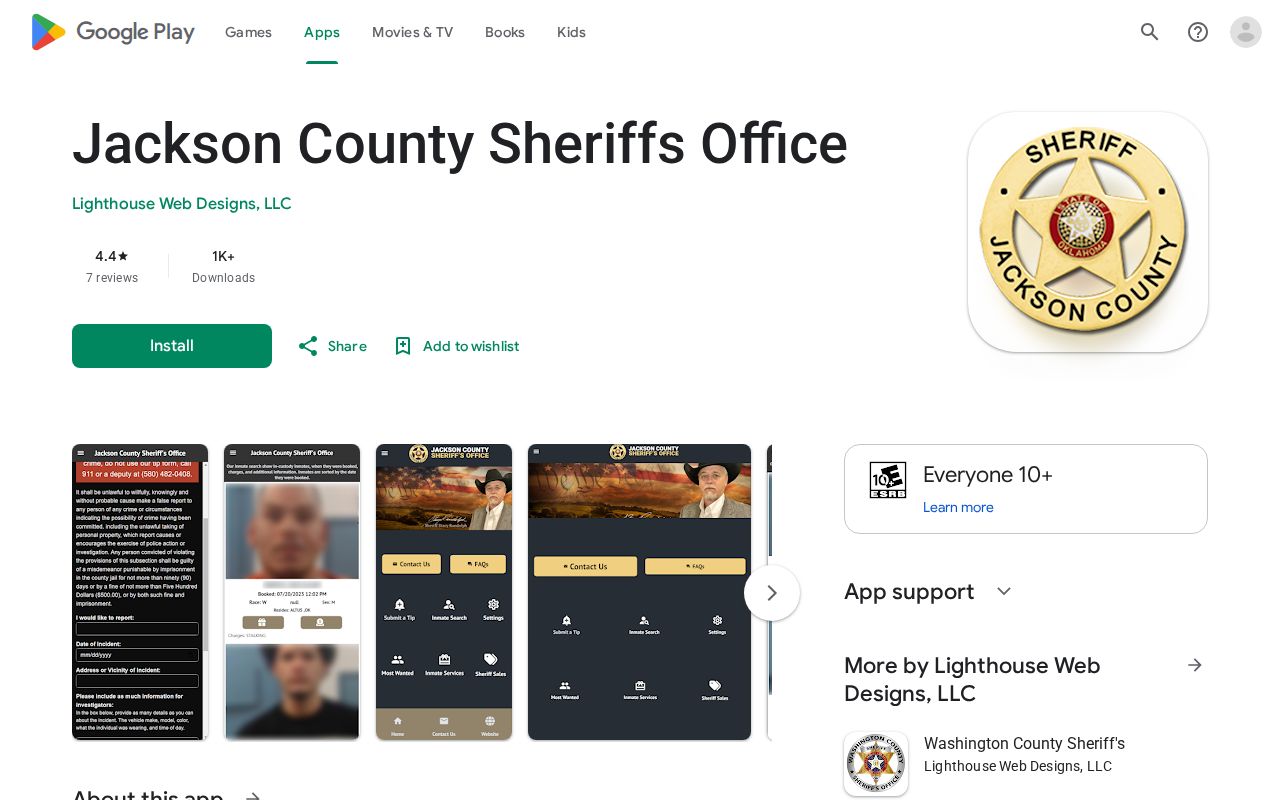 Jackson County sheriff app inmate and mugshot features with no release archive